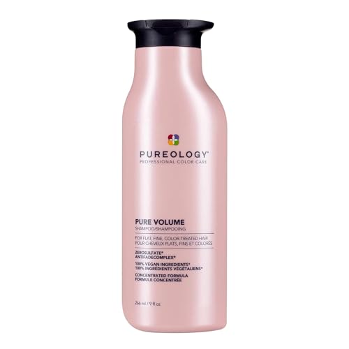 Pureology Pure Volume Shampoo - Enhances Volume and Movement, Lightweight Shampoo for Fine, Flat, Color Treated Hair, Sulfate-Free & Vegan, 9 Fl Oz Beauty and Personal Care Pureology Default Title