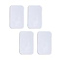 4Pcs Clear Silicone False Eyelash Holder Pads for Eyelash Extensions Tools 3.54'' x 2''