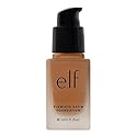 e.l.f. Flawless Satin Foundation, Lightweight & Medium Coverage, Semi-Matte Finish, Vegan & Cruelty-Free, Honey, 0.68 Fl Oz (20mL)