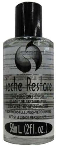 Seche Restore Top Coat - Nail Polish Thinner, Revive Thickened Nail Lacquer Extends Manicure Life, 2 Fl Oz Beauty & Personal Care Seche