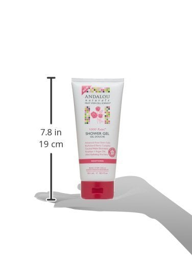 Andalou Naturals Soothing Shower Gel - 1000 Roses - 8.5 Oz by Andalou Naturals