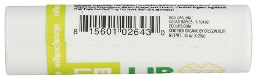 Nourish Lip Balm Lemon ECO LIPS 0.15 oz Stick