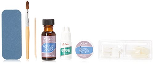 Kiss Nail Frnc ACR Kit Size Ea Kiss French Acrylic Sculpture Kit Beauty & Personal Care KISS