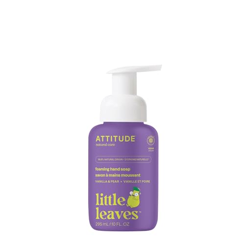 ATTITUDE Foaming Hand Soap for Kids, EWG Verified, Dermatologically Tested, Plant- and Mineral-Based Ingredients, Vegan, Vanilla & Pear, 10 Fl Oz Beauty and Personal Care BIO SPECTRA ATTITUDE Default Title
