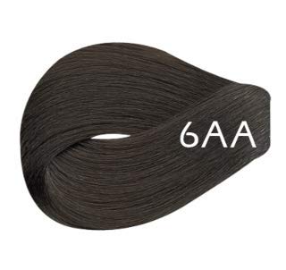 Vivitone Permanent Cream Color (6AA Dark Ash Ash Blonde) 3oz. - 100% Grey Coverage, Long Lasting Shine, Made in Italy.