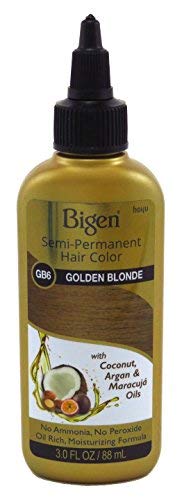 Bigen Semi-Permanent Haircolor #Gb6 Golden Blonde 3 Ounce (88ml) (6 Pack)