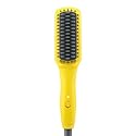 Drybar The Baby Brush Crush Mini Heated Straightening Brush, Corded Electric, Yellow