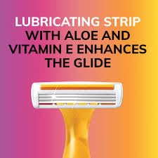BIC Soleil Color Collection Disposable Razors for Women, 16-Count, 3 Blades - Premium Shaving Razor Set with Aloe Vera and Vitamin E Lubricating Strip