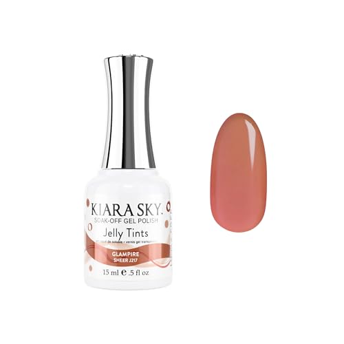 KIARA SKY Jelly Tints Soak Off Gel Polish 15ml, Glampire Beauty & Personal Care KIARA SKY