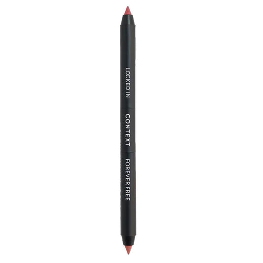 CONTEXT SKIN Dual Lip Pencil for Precision Lip Liner Application | Creamy Formula for Gorgeous Lips | Blendable Dual Ended Design in Locked In Beauty & Personal Care CONTEXT SKIN