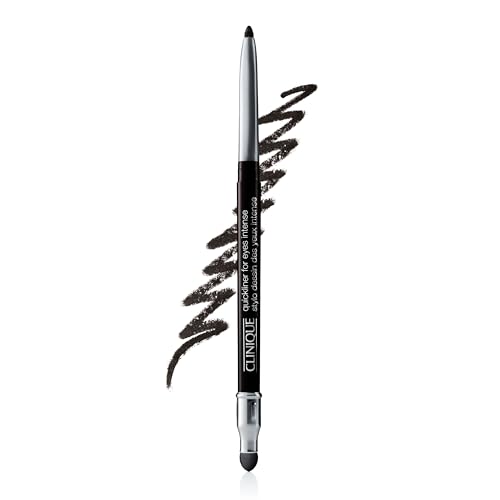 Clinique Quickliner For Eyes Intense Eyeliner Pencil | Water Resistant, Smudge Resistant + Safe For Sensitive Eyes, Intense Ebony
