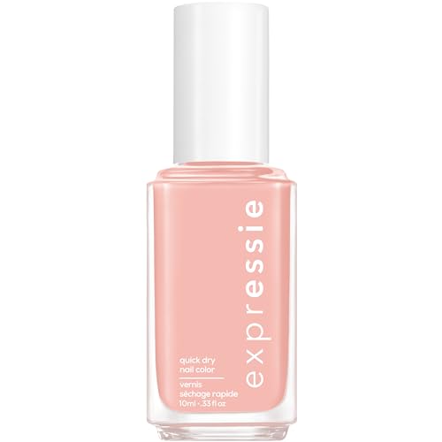 essie expressie Quick-Dry Vegan Nail Polish, Crop Top and Roll, Pink Beige, 0.33 Ounce Beauty & Personal Care essie