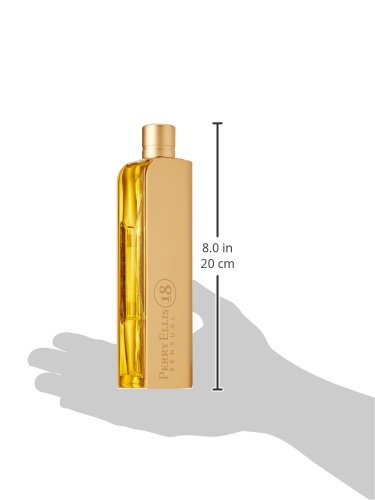 Perry Ellis 18 Sensual for Women Eau De Parfume Spray 3.4 Ounces, Clear