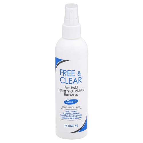 Vanicream Firm Hold Hairspray, Fragrance and Gluten Free, For Sensitive Skin, 8 Ounce, Packaging May Vary