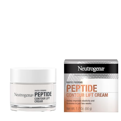 Neutrogena Rapid Firming Peptide Contour Lift Face Cream, Moisturizing Daily Facial Cream to visibly firm & lift skin plus smooth the look