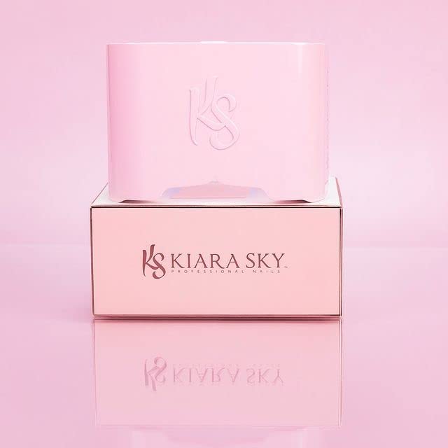KIARA SKY UV Nail Lamp, LED Nail Lamp, Cordless & Rechargeable Nail Dryer Flash Cure UV Light for Gel Nail Polish - Beyond Home, Pink Beauty & Personal Care KIARA SKY
