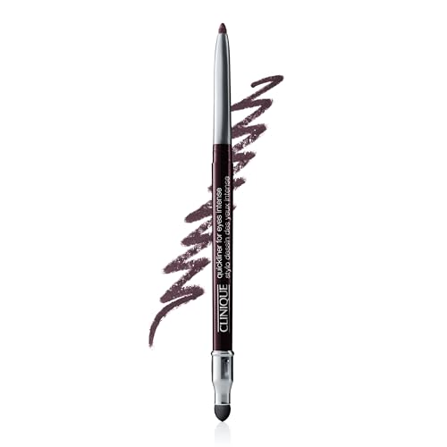 Clinique Quickliner For Eyes Intense Eyeliner Pencil | Water Resistant, Smudge Resistant + Safe For Sensitive Eyes, Intense Aubergine