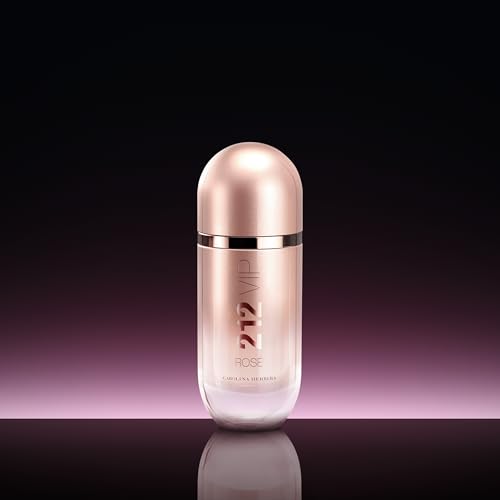 Carolina Herrera 212 Vip Rose Fragrance For Women - Notes Of Bubbly Rosé - Seductive Peach Blossom - Fresh, Elegant And Dynamic - Day And Night Wear