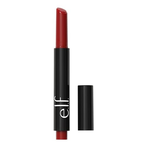 e.l.f. Pout Clout Lip Plumping Pen, Nourishing Lip Balm For Sheer Color & Shine, Plumps & Moisturizes, Vegan , Red My Mind Beauty & Personal Care e.l.f.