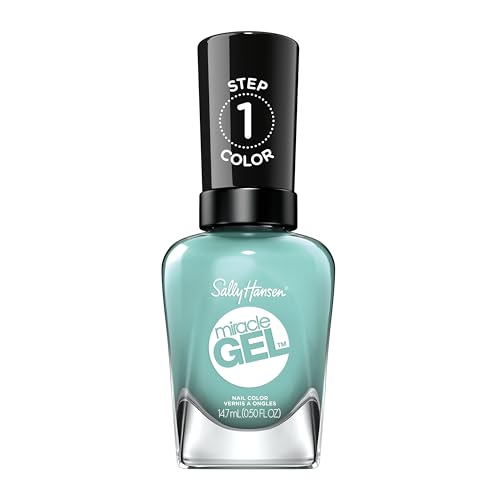 Sally Hansen Miracle Gel Salon Quality Nail Polish | Gel-Like Formula, Two-Step System, No UV Light Needed, Long Lasting | Opaque, Glossy | 709 Beauty & Personal Care Sally Hansen