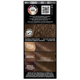 Garnier Olia Oil Powered Permanent Hair Color, 6.0 Light Brown (Packaging May Vary)