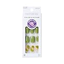 Kiss Impress No Glue Mani Press On Nails, Design, 'Before Sunrise', Green, Short Size, Squoval Shape, Includes 30 Nails, Prep Pad, Instructions Sheet Beauty & Personal Care imPRESS