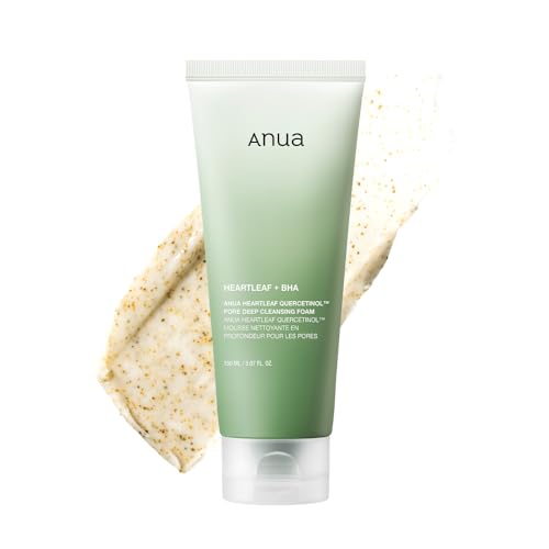 Anua Heartleaf Quercetinol Pore Deep Cleansing Foam, Face wash for Pore Refining Cleanser, Hydrating Daily Facial Cleanser For Double Cleansing Beauty and Personal Care ANUA Default Title