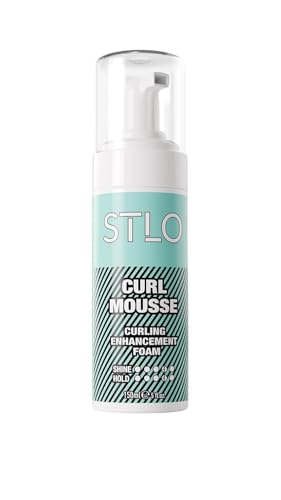 STLO Mousse for Perfect Curls - Radiant Shine with Frizz Control - Lightweight Moisturizing Foam