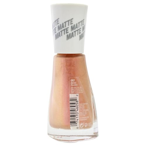 Sally Hansen Insta Dri Matte Metallics, Rose Flush, 0.31 Fl Oz (Pack of 1)