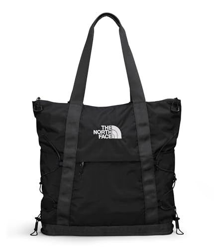 The North Face Borealis Tote Bag - Over Shoulder & Backpack Carry Options, Water Repellent, 16" Laptop Sleeve, TNF Black/TNF Black-NPF, One Size