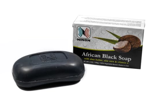 Ninon African Black Soap 5oz -6 pack