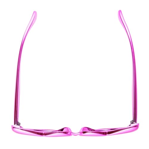 Betsey Johnson Women's Glam & Grace Heart Sunglasses, PINK, 51 mm