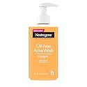 Neutrogena Oil-Free Acne Face Wash - Facial Cleanser with Salicylic Acid, Daily Cleanser for Oily & Acne-Prone Skin, Clears & Helps Prevent Breakouts