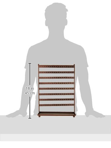 DII Home Traditions Z02011 Earring Organizing Wire Metal Jewelry Tower or Stand with Tray, 16.5" Tall, Bronze