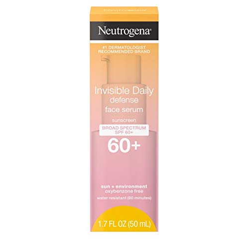Neutrogena Invisible Daily Defense Face Serum with Broad Spectrum SPF 60+, 1.7 fl. oz 1 ea (Pack of 3) Product Name Beauty & Personal Care Neutrogena