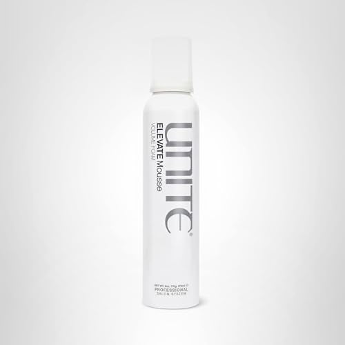 UNITE Hair - ELEVATE Mousse - Frizz-Free Volume, Hold, & Shine for All Hair Types - UV & Thermal Protection - 6 oz