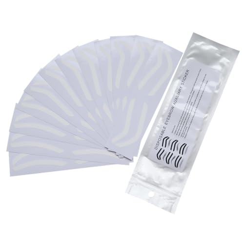 Airbrush Eyebrow Stickers Stencils Shape Tape Disposable Tattoo Auxiliary Stickers Airbrush Brow Border Shaping Mapping Guide Tape Air Brush…