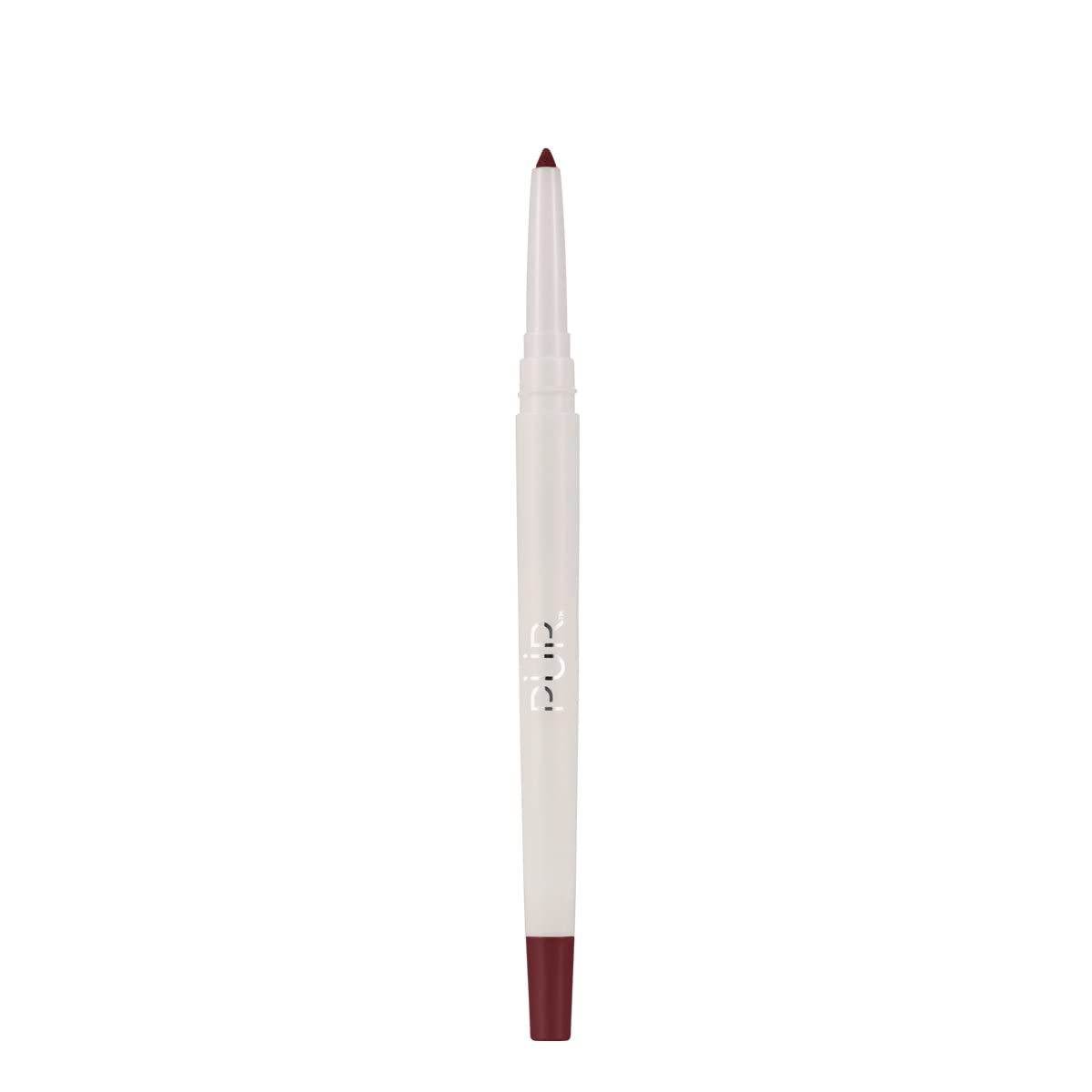 PÜR MINERALS On Point Lip Liner - Lip Pencil For Smooth, Fuller Lips - Long Lasting Vegan Liner Makeup - Paraben & Gluten-Power Trip