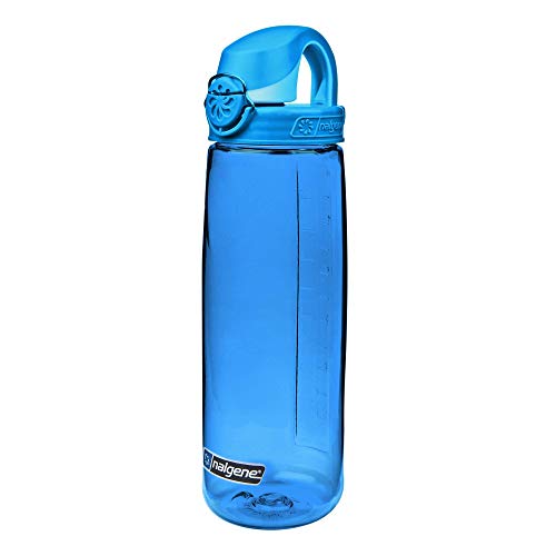 Nalgene On the Fly BPA-Free Water Bottle, Blue w Glacier Blue, 24 oz