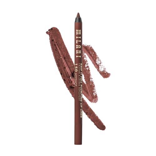 Milani Keep It Full Plumping Lip Liner - Long-Lasting Creamy Pencil for Visibly Fuller Lips - 8-Hour Wear with Chili Extract & Maxi-Lip - Vegan
