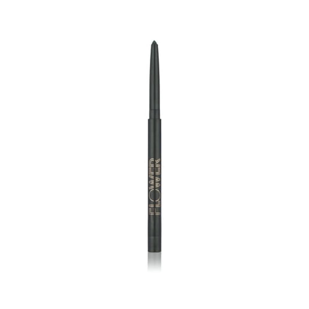 FLOWER BEAUTY Wear Long Wear Eyeliner Pencil - Long Lasting, Fade Resistant, Smooth Application Retractable Eye Liner, Forever Emerald, 0.01 Ounce