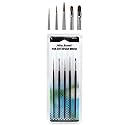 Mia Secret Professional Nail System 5 Pcs Nail Art Design Brush Set Beauty & Personal Care Mia Secret