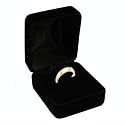 Geff House Black Velvet Ring Box
