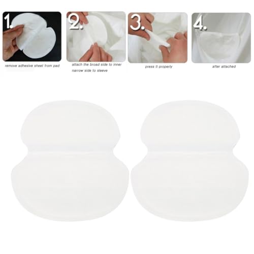 Armpit Pad for Under Breasts, Disposable Underarm Sweat Absorbent Pads Unisex Cotton Armpit Sweat Protector Guard (10PCS) Beauty and Personal Care Ejoyous