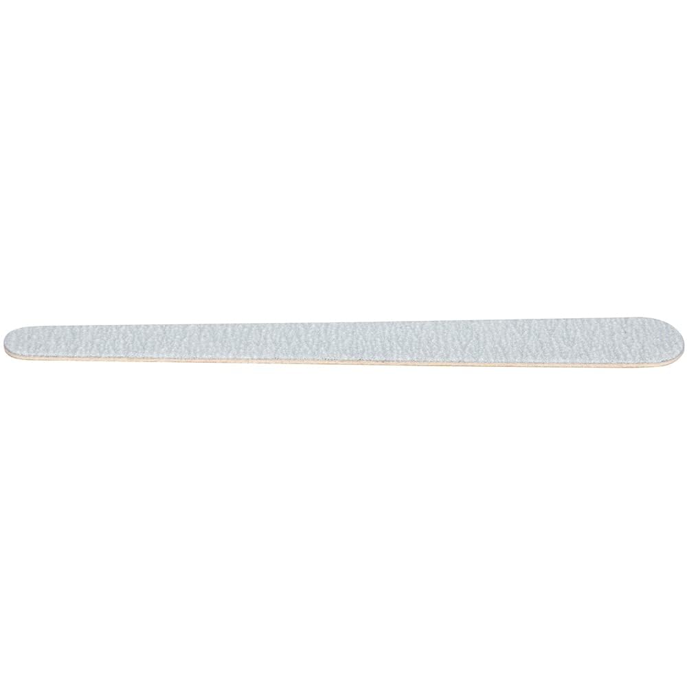 ForPro O-Files Wood Board, 100/180 Grit, Silver, Double-Sided Manicure & Pedicure Nail Files, 6” L x .75“ W, 100-Count
