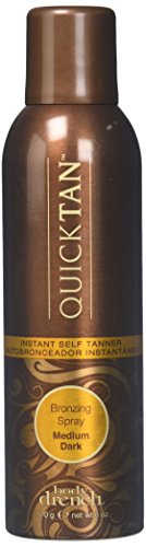 Body Drench QuickTan Instant Self Tanner Bronzing Spray, Medium/Dark Tan, 6 fl oz (Pack of 3)