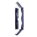 Pacific World Corp Folding Eyelash Comb & Eyebrow Brush, Metal Teeth, Eyelash Separator Mascara Applicator Eyelash Definer Black P1616