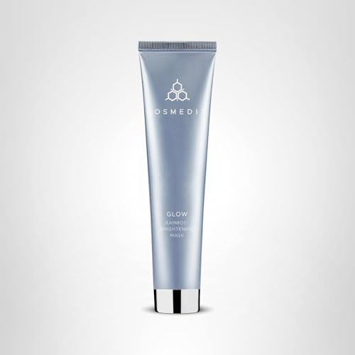 COSMEDIX Glow Bamboo Brightening Facial Mask - PM Exfoliating Facial Scrub for Tired, Dull & Uneven Skin - Anti-Aging Gentle Night Face Exfoliator