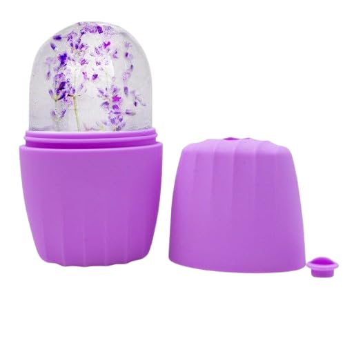 SEDLAV Ice Roller for Face and Eye with Ice Facial Cube - Facial Beauty Ice Roller Skin Care Tool & Gua Sha Massage, Helps Eliminate Puffiness