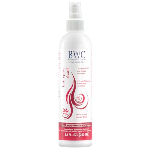 Beauty Without Cruelty Hair Spray, “Natural Hold” - Non-Aerosol Spray with Rosemary, Lavender & Green Tea Extracts, Vegan-Friendly & Cruelty-Free, 8.5